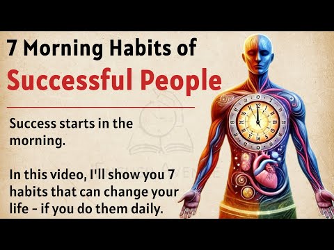7 Morning Habits of Successful People ✨️ || Graded Reader || Improve Your English Fluency ✅️