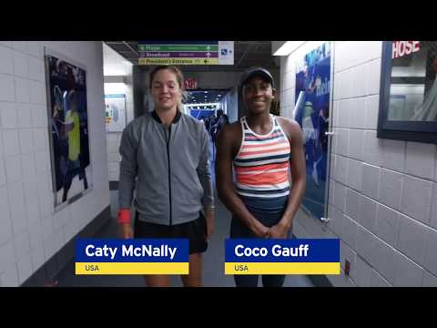 Winner's Walk Presented by Emirates: Caty McNally & Cori Gauff Semifinals