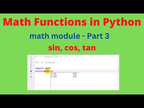 Math Module Functions In Python Part Iii Import Math Functions In Python