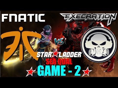 FNATIC vs EXECRATION - STARLADDER i-LEAGUE 4 - SEA QUAL, BO3 - GAME 2