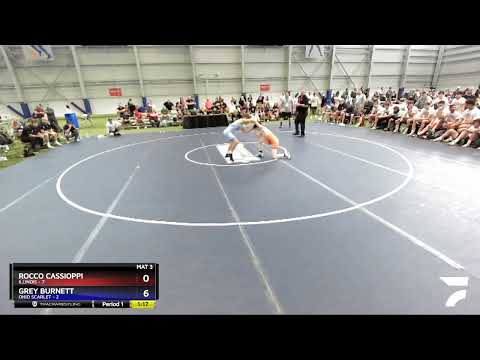 106 Lbs Round 3 (8 Team) - Rocco Cassioppi, Illinois Vs Grey Burnett, Ohio Scarlet 7c8d