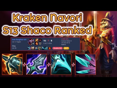 DPS Crit Shaco Ranked - S13 Full Damage [League of Legends] Full Gameplay - Infernal Shaco