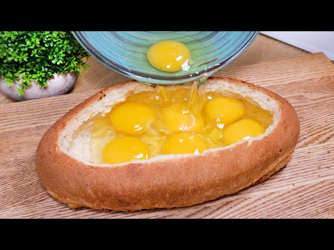 Just pour the egg on the bread and the result will be amazing! Simple and delicious
