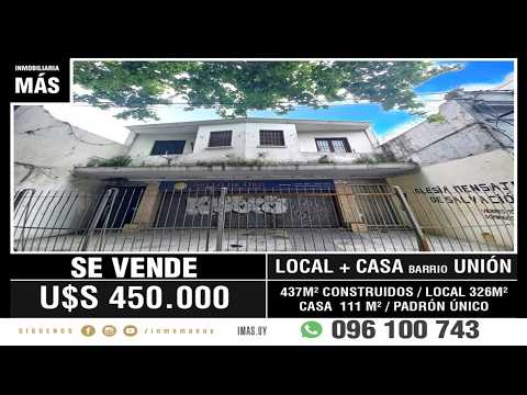 Video de YouTube - Local + Casa Venta Padrón Único La Blanqueada Montevideo RG