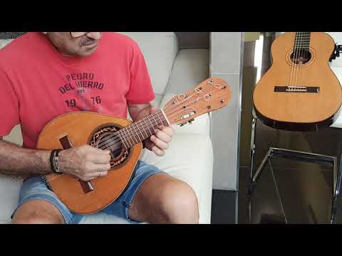 Ricardo Sanchis Nacher 1915. Old Bandurria guitar image 16