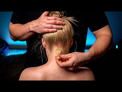 ASMR Micro Attention for Neck, Nape Hairline & Scalp — Tingly Brushing (No Talking)