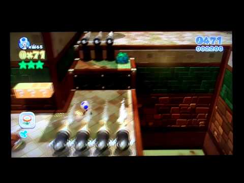 [Super Mario 3D World] World 6-6 Bullet Bill Base Speedrun in 66 seconds