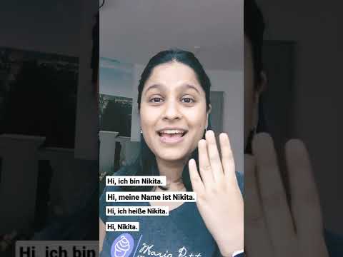 How to say 'My name is..' in German. #shorts #learngerman