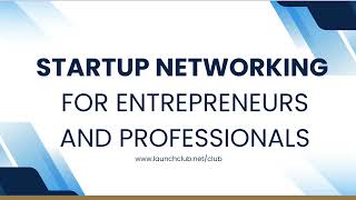 #Career #Events: Startup Networking for Entrepreneurs and Professionals