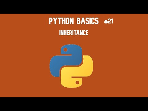 Python 3 Basics Tutorial 21 Inheritance