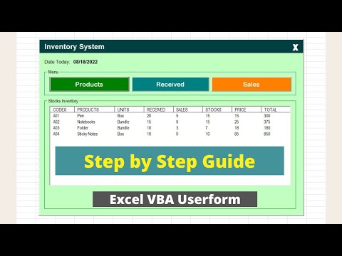 Build an Amazing Inventory System in Just 1 Hour | Excel VBA Userform