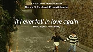 Vietsub | If I Ever Fall in Love Again - Kenny Rogers (feat. Anne Murray) | Lyrics Video
