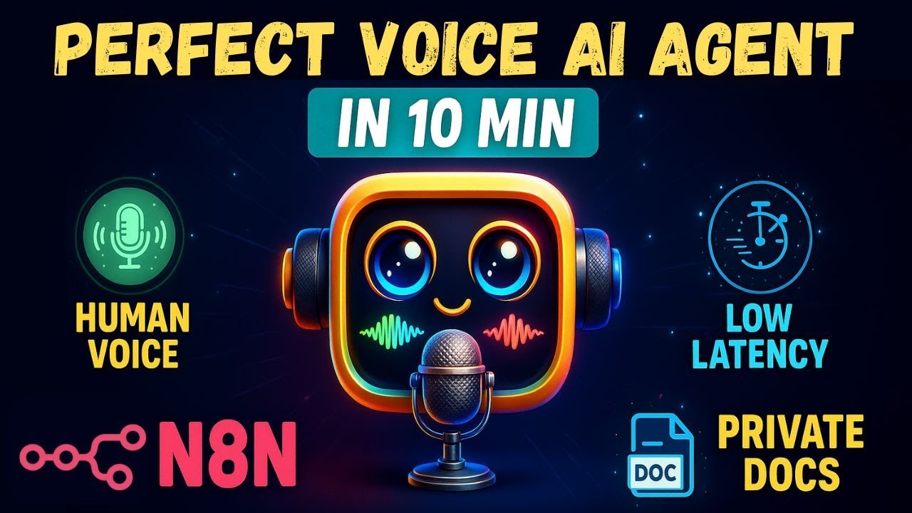 Build a Lifelike AI Voice Agent in Under 10 Minutes | ElevenLabs Conversational AI + N8N