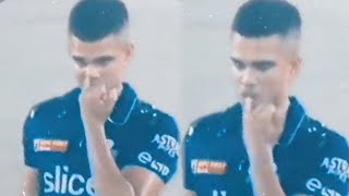 Arjun Tendulkar caught on camera while doing this act goes viral in IPL 2023