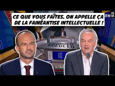 Bompard fait taire un PNJ pro-RN sur le plateau des Grandes Gueules