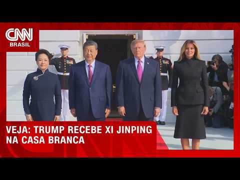 Trump recebe Xi Jinping na Casa Branca; veja imagens | LIVE CNN