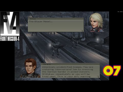 Front Mission 4 Mission 06 German Border vs Dranz Blauer Nebel フロントミッション フォース