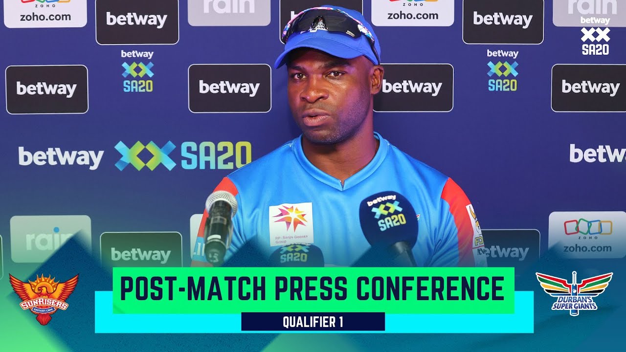 Betway SA20 | Post-Match Press Conference | Qualifier 1 SECvDSG