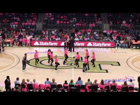 Performing at The Atlanta Dream Pink Game on 8/3/18