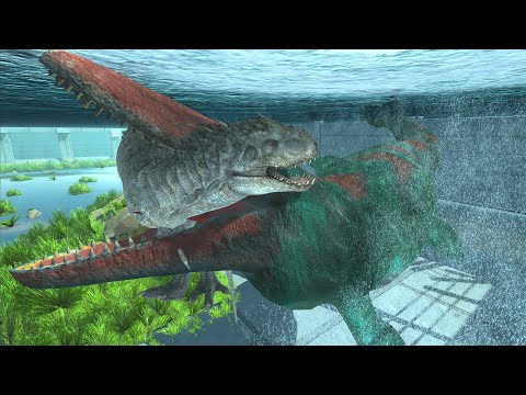The journey of prehistoric planet mosasaur! - Animal Revolt Battle Simulator