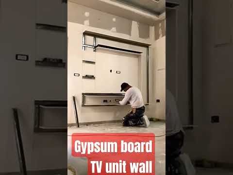 I Built An IKEA TV Unit Out Of Gypsum Board
