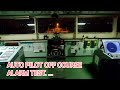 AUTO PILOT OFF COURSE ALARM TEST 2ND OFFICER 3RD OFFICER JOB