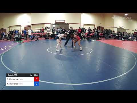 117 Lbs Round Of 32 - Deja Fernandez, 808 Wrestling Vs Natalie Klavetter, Hudson High School Wrest