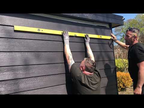 Hardie board cladding