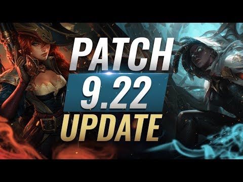 NEW UPDATE: BEST Champions TIER List – League of Legends Patch 9.22