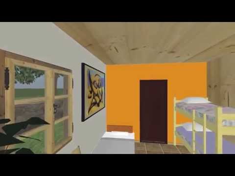 Baracca Backpacker Aurigeno 3D virtual roundtrip