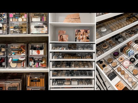 I HAVE WAY TOO MUCH MAKEUP HERE IS HOW WE ORGANIZED IT