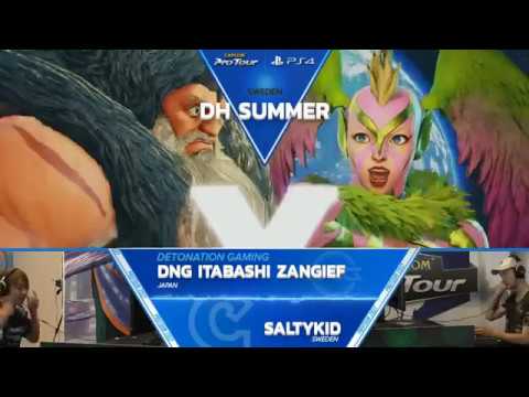 SFV: DNG Itabashi Zangief vs SaltyKid - Dreamhack Summer 2017 Top 8 - CPT 2017