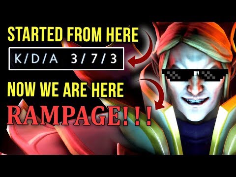INSANE COMEBACK! From FEEDING-Mode into GOD-Mode! EPIC Ana Invoker Gameplay - Rampage Dota 2