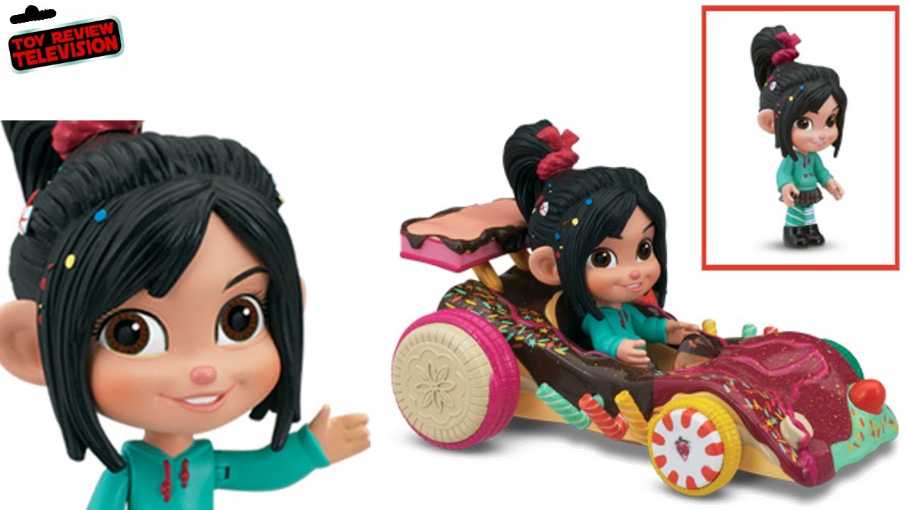 Wreck-It-Ralph Sugar Rush Vanellope Von Schweetz & Candy Kart Toy Review