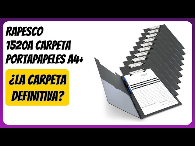 Vídeo relacionado con Maul carpeta portapapeles con cobertura de plástico P, color negro