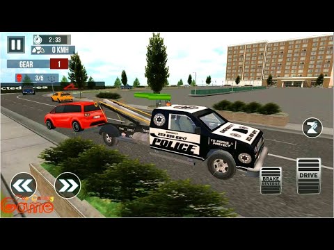 Police Tow Truck Driving Car Transporter | Android GamePlay | Top Galaxy Game