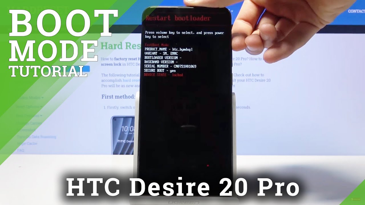 How to Enter Boot Mode in HTC Desire 20 Pro – Open Boot Mode