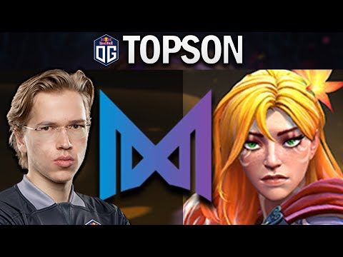 OG.TOPSON WINDRANGER VERSUS NIGMA - DOTA 2 PRO GMAEPLAY