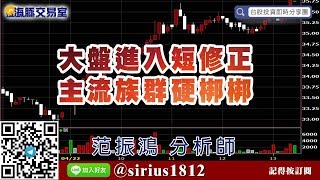 【海豚交易室】#范振鴻 0422，大盤進入短修正 主流族群硬梆梆 (圖)