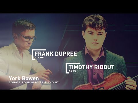 Timothy Ridout, Frank Dupree - Bowen - Sonate pour alto et piano n°1 en ut mineur op.18 -2eme mvt