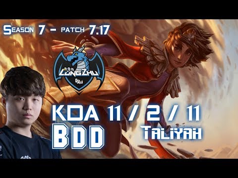 LZ BDD TALIYAH vs TALON Mid - Patch 7.17 KR Ranked