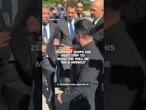Zelensky quips his next trip to Moscow will be ‘on a missile’