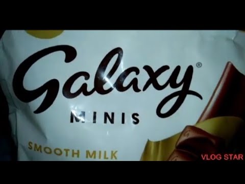 Unboxing chocolate/Unboxing Galaxy mini milk chocolates/Galaxy mini chocolate/Chocolate lover/Galaxy