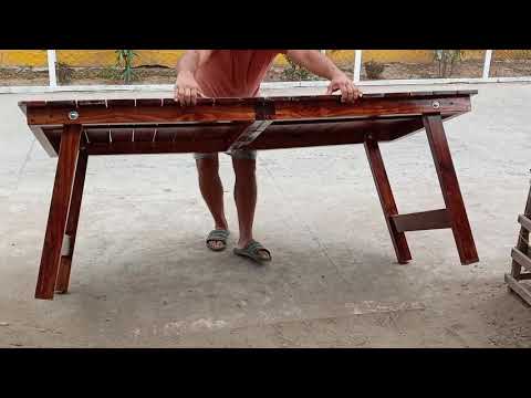 Proyecto: mesa plegable de madera