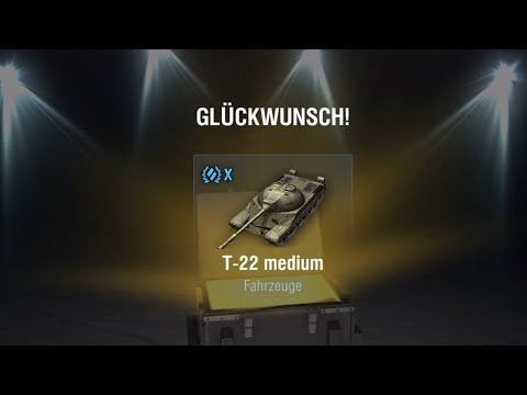 World of Tanks Blitz: i get the T-22 Medium :)) with Thriller Ace Game