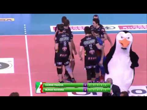 Gli highlights di Kioene Padova –Bunge Ravenna 3-1