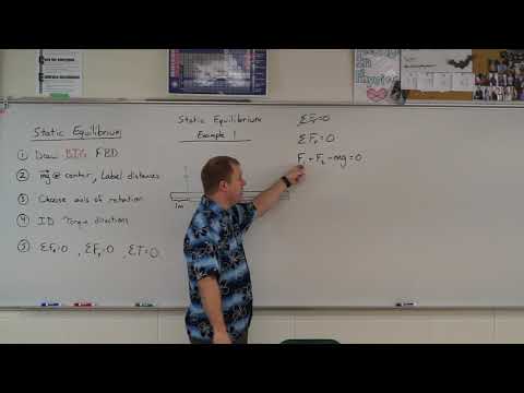 Static Equilibrium Ex 1