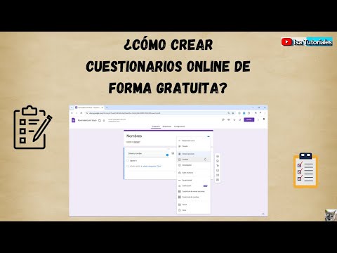 Cómo HACER CUESTIONARIOS con Google Forms