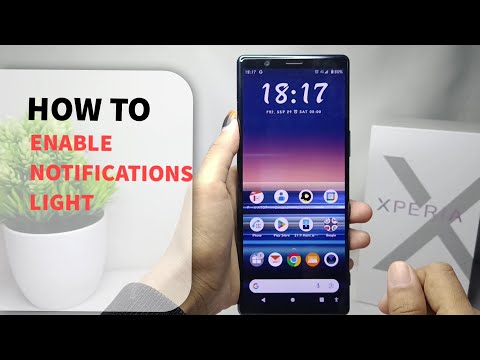 How To Enable LED  Light Notification In Sony Xperia
