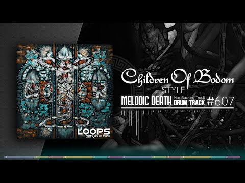 Melodic Death Metal Drum Track / Children of Bodom Style /190 bpm